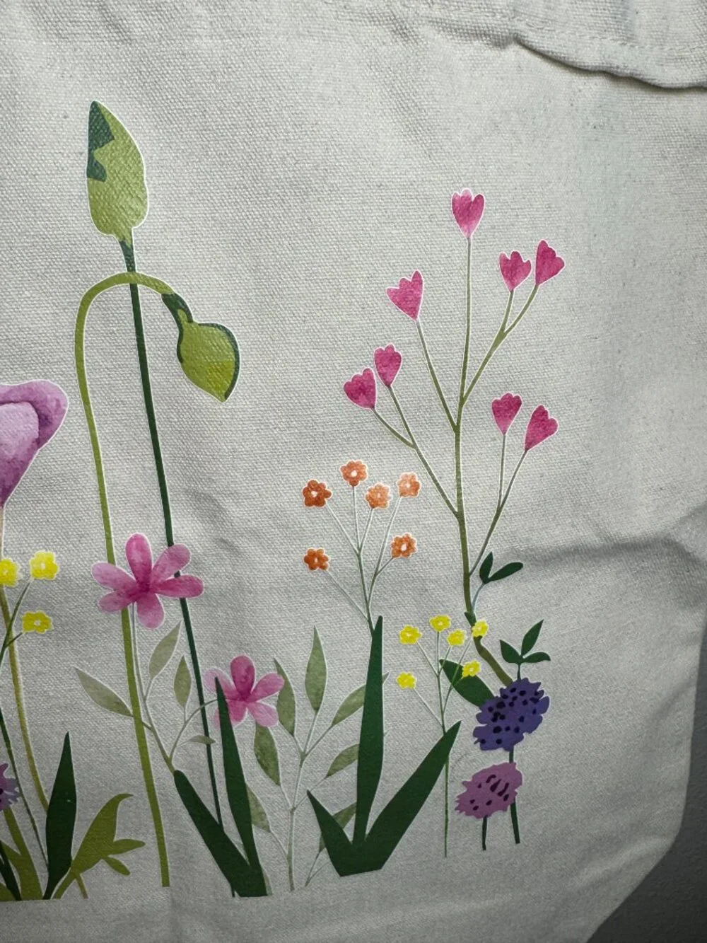 NEW Tote Bag Canvas Botanical Art